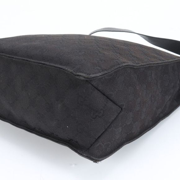 Gucci GG Canvas Leather Shoulder Bag Crossbody Messenger Business Commuter - Picture 5 of 12